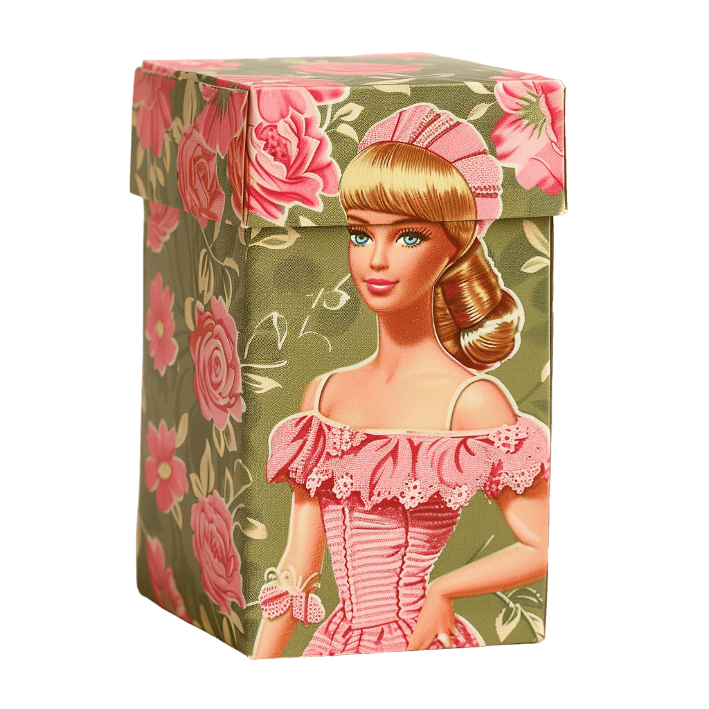 barbie box - Rose png