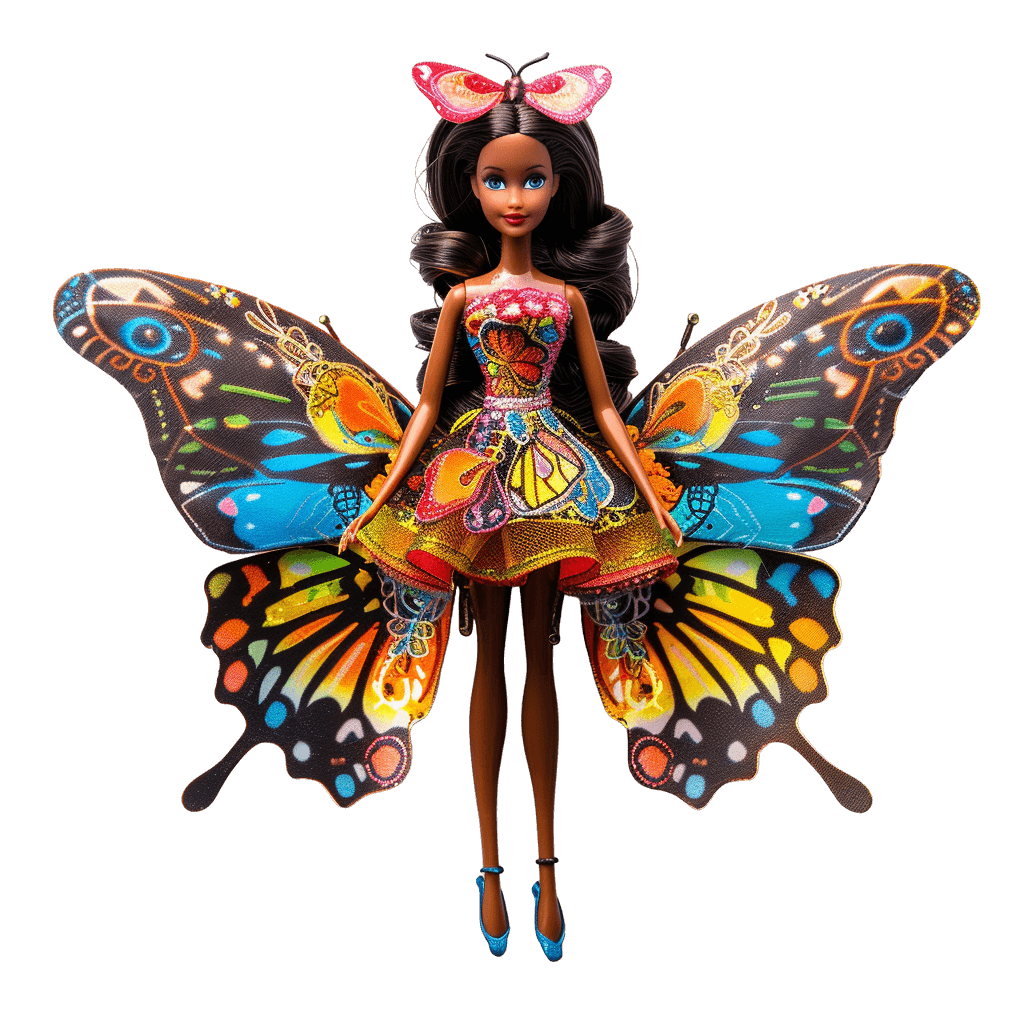 barbie butterfly png - Rose png