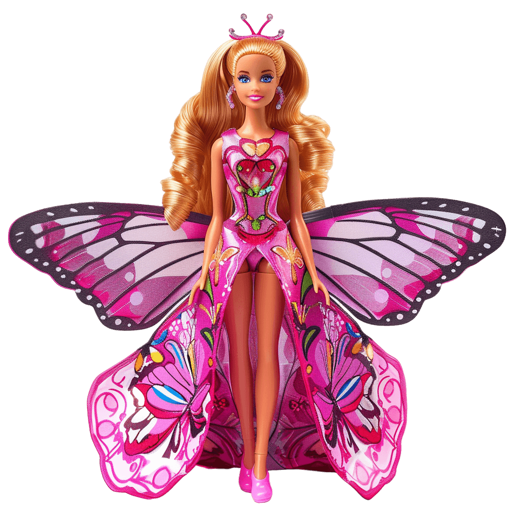 barbie butterfly png - Rose png
