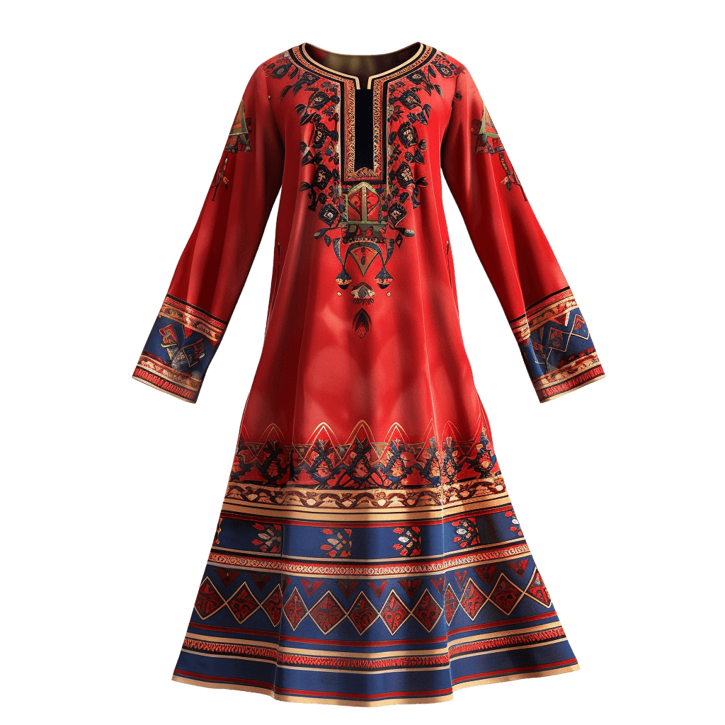chikan kurti - Rose png