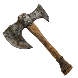 wooden axe - Rose png