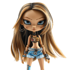 bratz doll with open hair | Download High-Quality Transparent PNG Image