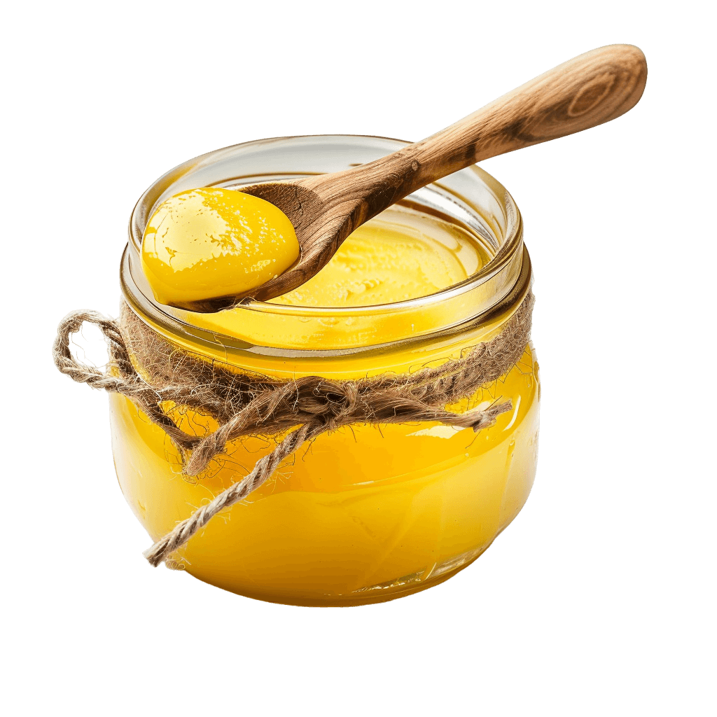 desi ghee placed in glass pot | Download High-Quality Transparent PNG Image