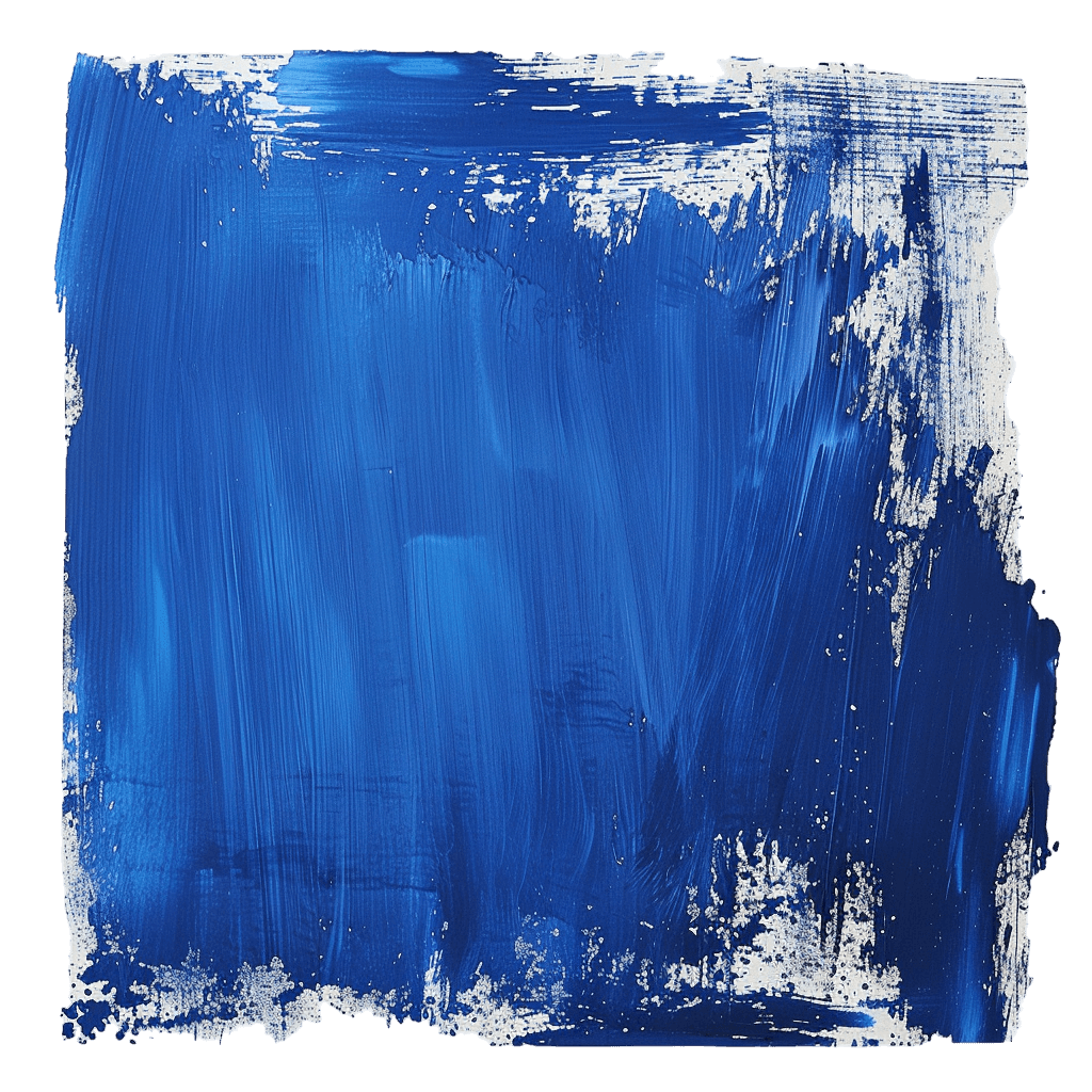 cobalt blue color in rough brush pattern | Download High-Quality Transparent PNG Image