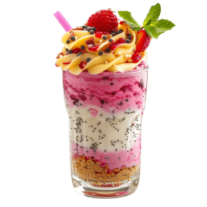 falooda ice cream dessert for a cool treat | Download High-Quality Transparent PNG Image