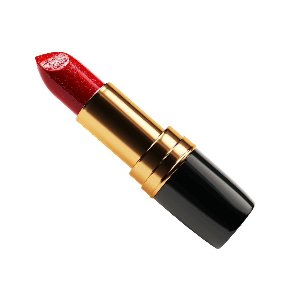 lipstick shade in red color with luxury covering, free png download - Rose png