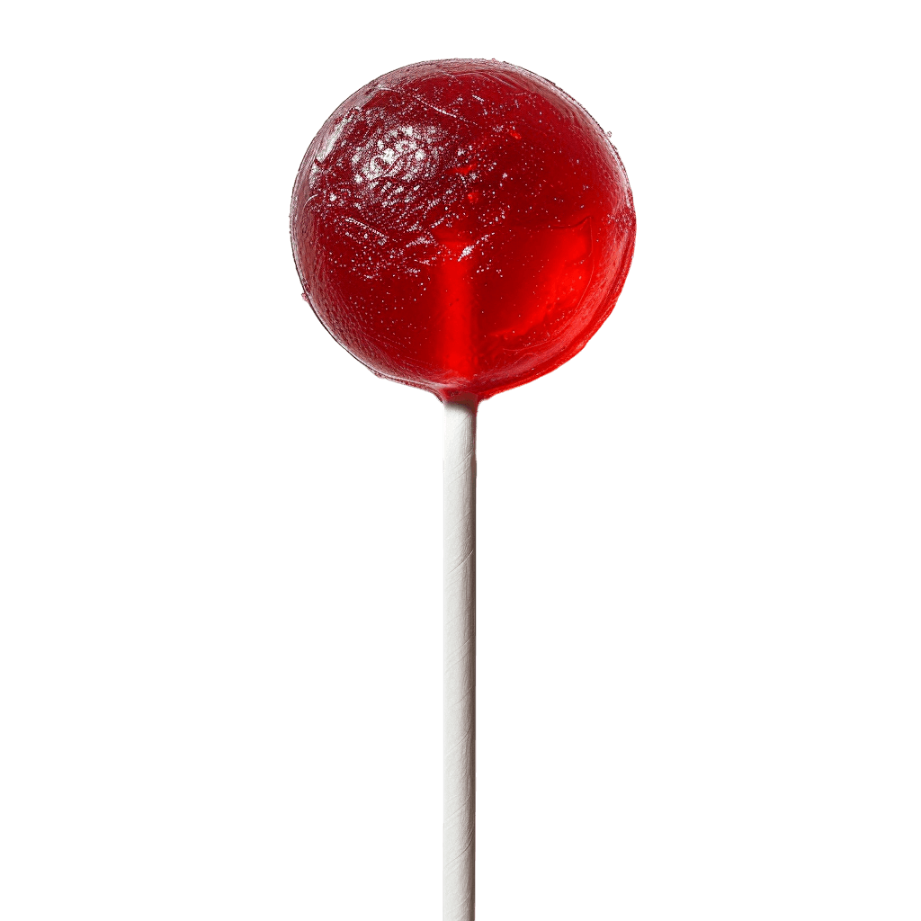lollipop in red sugar flavour, free png download - Rose png