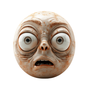 emoji scared face expression | Download High-Quality Transparent PNG Image