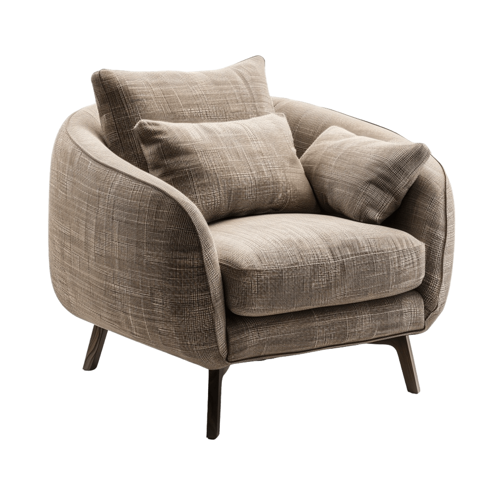 sofa chair for home and office décor | Download High-Quality Transparent PNG Image