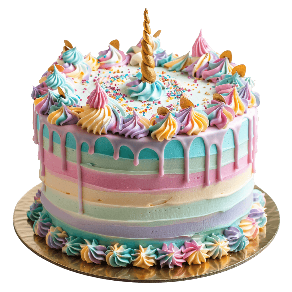 unicorn cake for birthday celebrations | Download High-Quality Transparent PNG Image