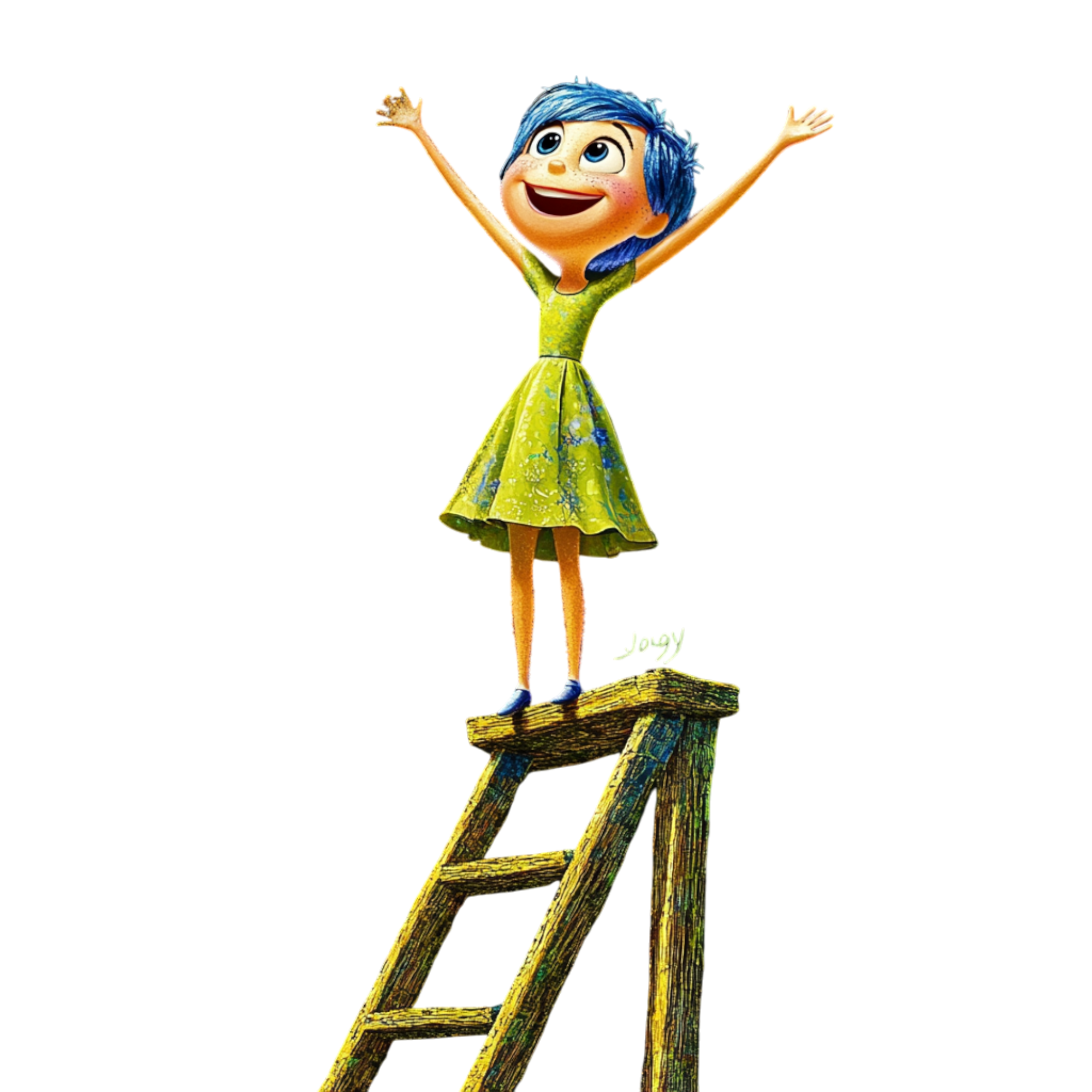 alegria divertidamente png Personagem com Fundo Transparente | Download High-Quality Transparent PNG Image