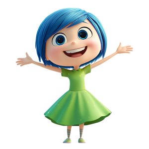 Alegria Divertidamente para Projetos Criativos | Download High-Quality Transparent PNG Image