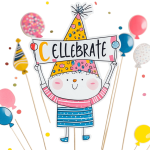 topo de bolo flork png | Download High-Quality Transparent PNG Image