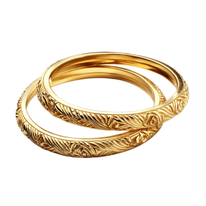 gold bangles design png with transparent background for jewelry projects | Download High-Quality Transparent PNG Image