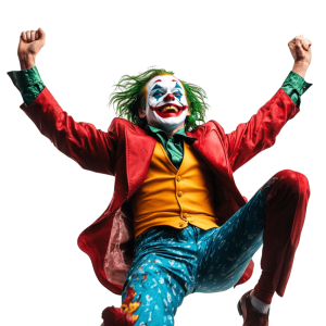 joker png with transparent background for comic and villain-themed designs | Download High-Quality Transparent PNG Image