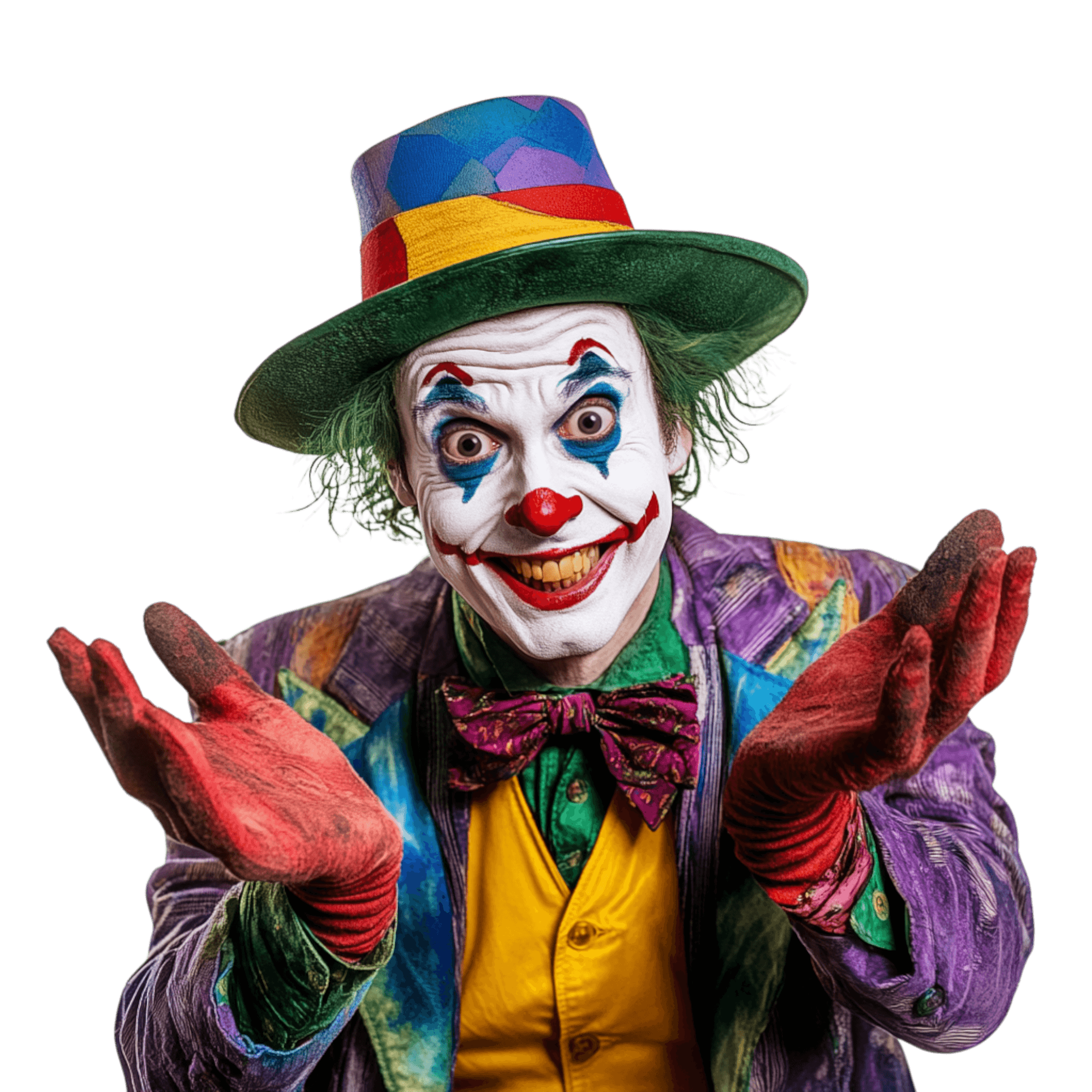 joker png illustration perfect for fan art and graphic projects | Download High-Quality Transparent PNG Image