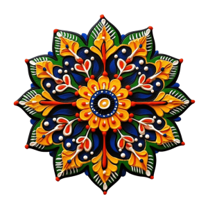 rangoli design png for festivals and decor | Download High-Quality Transparent PNG Image