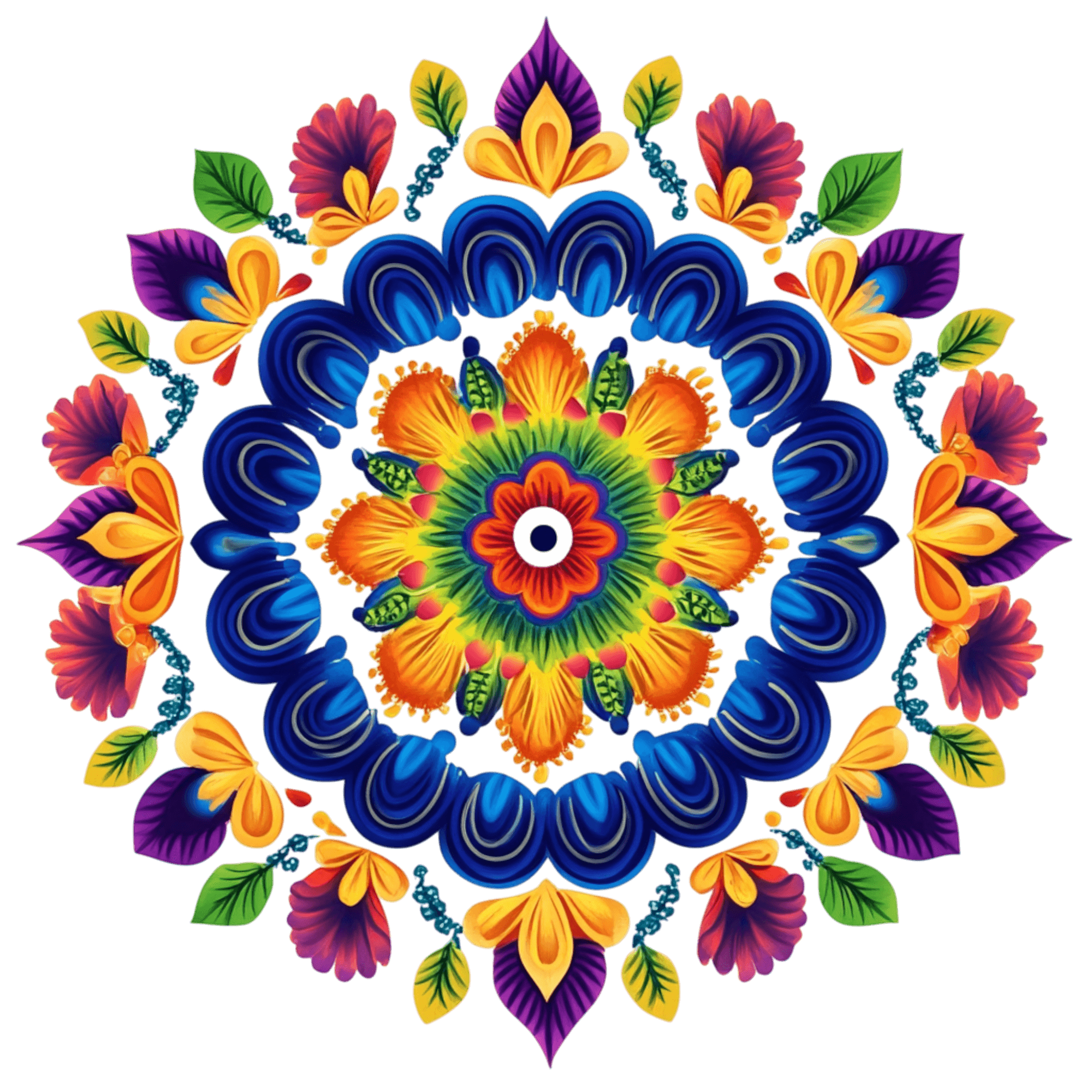rangoli design png for Diwali and cultural projects | Download High-Quality Transparent PNG Image