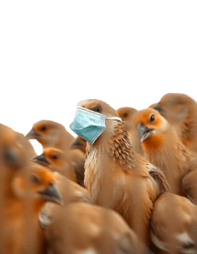 bird flu pandemic - Rose png