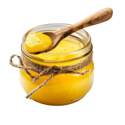 desi ghee placed in glass pot | Download High-Quality Transparent PNG Image