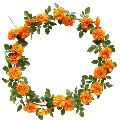 marigold garland png, free download - Rose png