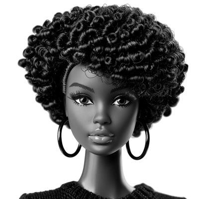 black barbie png - Rose png