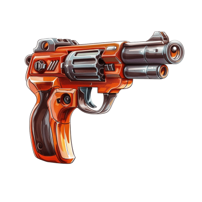 cartoon gun - Rose png
