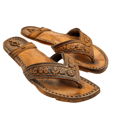 chappal Traditional Footwear for Comfort | Download High-Quality Transparent PNG Image