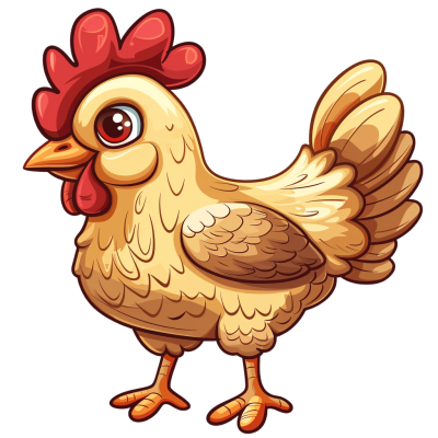 chicken clipart for Farm and Food Designs | Download High-Quality Transparent PNG Image