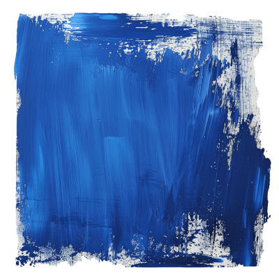 cobalt blue color in rough brush pattern | Download High-Quality Transparent PNG Image