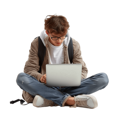 computer student png - Rose png