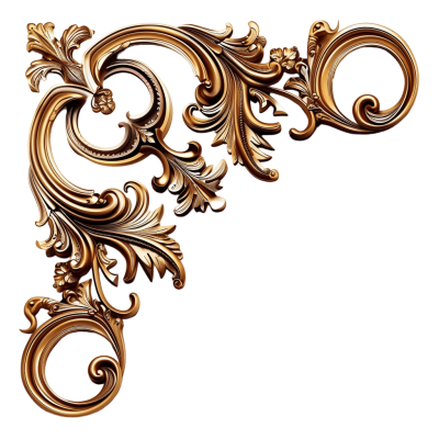 corner design png - Rose png