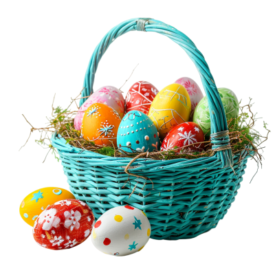 easter basket png - Rose png