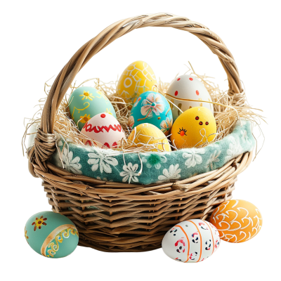 easter basket png - Rose png