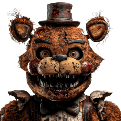 freddy fazbear iconic animatronic character design | Download High-Quality Transparent PNG Image