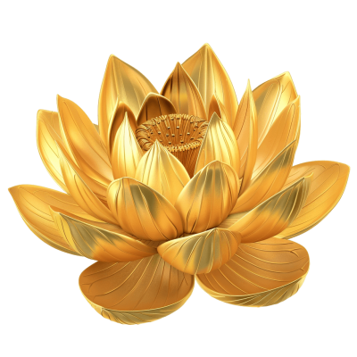 golden lotus png - Rose png