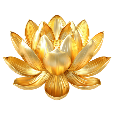 golden lotus png - Rose png