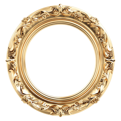 golden photo frame png - Rose png