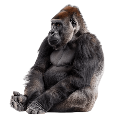 gorilla png - Rose png