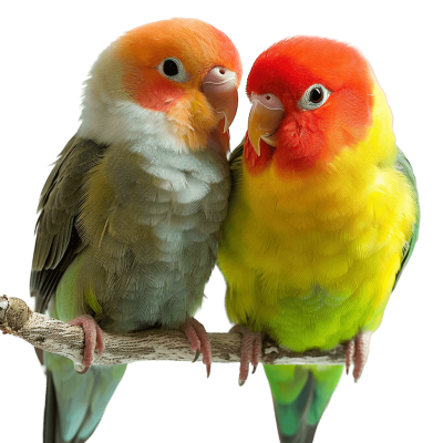 love birds images having colorful body, free png download - Rose png
