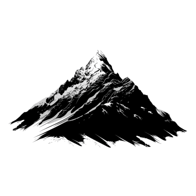 mountain silhouette png - Rose png