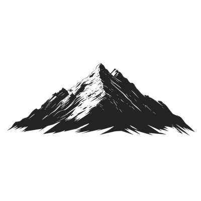 mountain silhouette png - Rose png