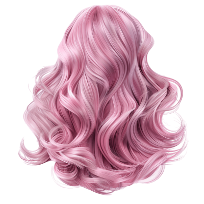 pastel pink hair - Rose png