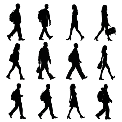 people silhouette png - Rose png