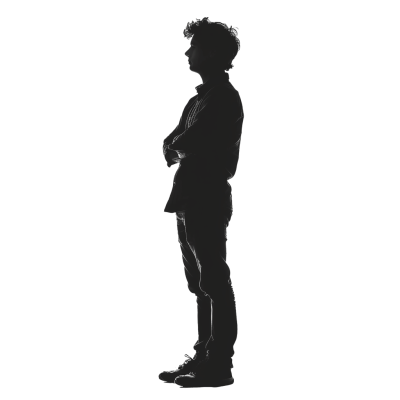 person silhouette png - Rose png