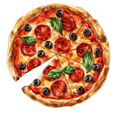 pizza png - Rose png
