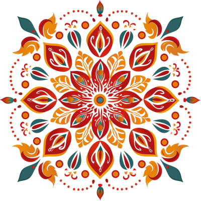 rangoli png - Rose png