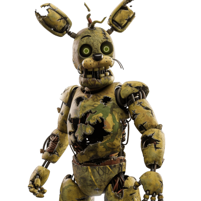 springtrap Digital Artwork | Download High-Quality Transparent PNG Image
