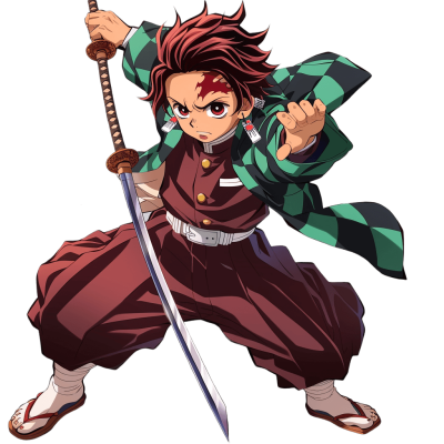 tanjiro kamado anime character png | Download High-Quality Transparent PNG Image