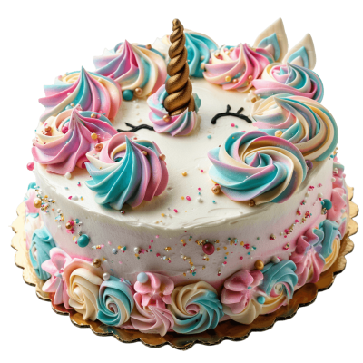 unicorn cake for party decorations | Download High-Quality Transparent PNG Image